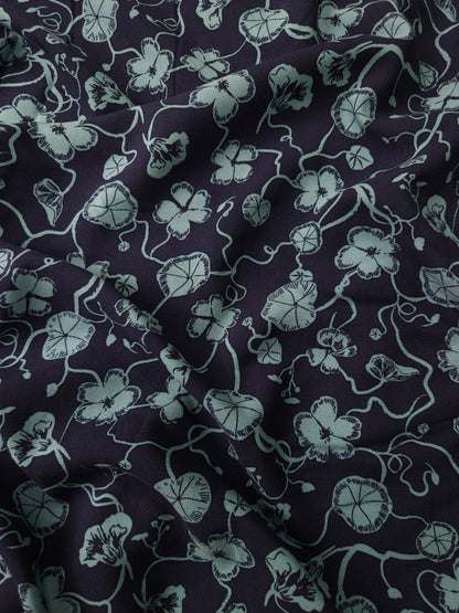 Twilight Bloom Printed Modal Rayon Fabric