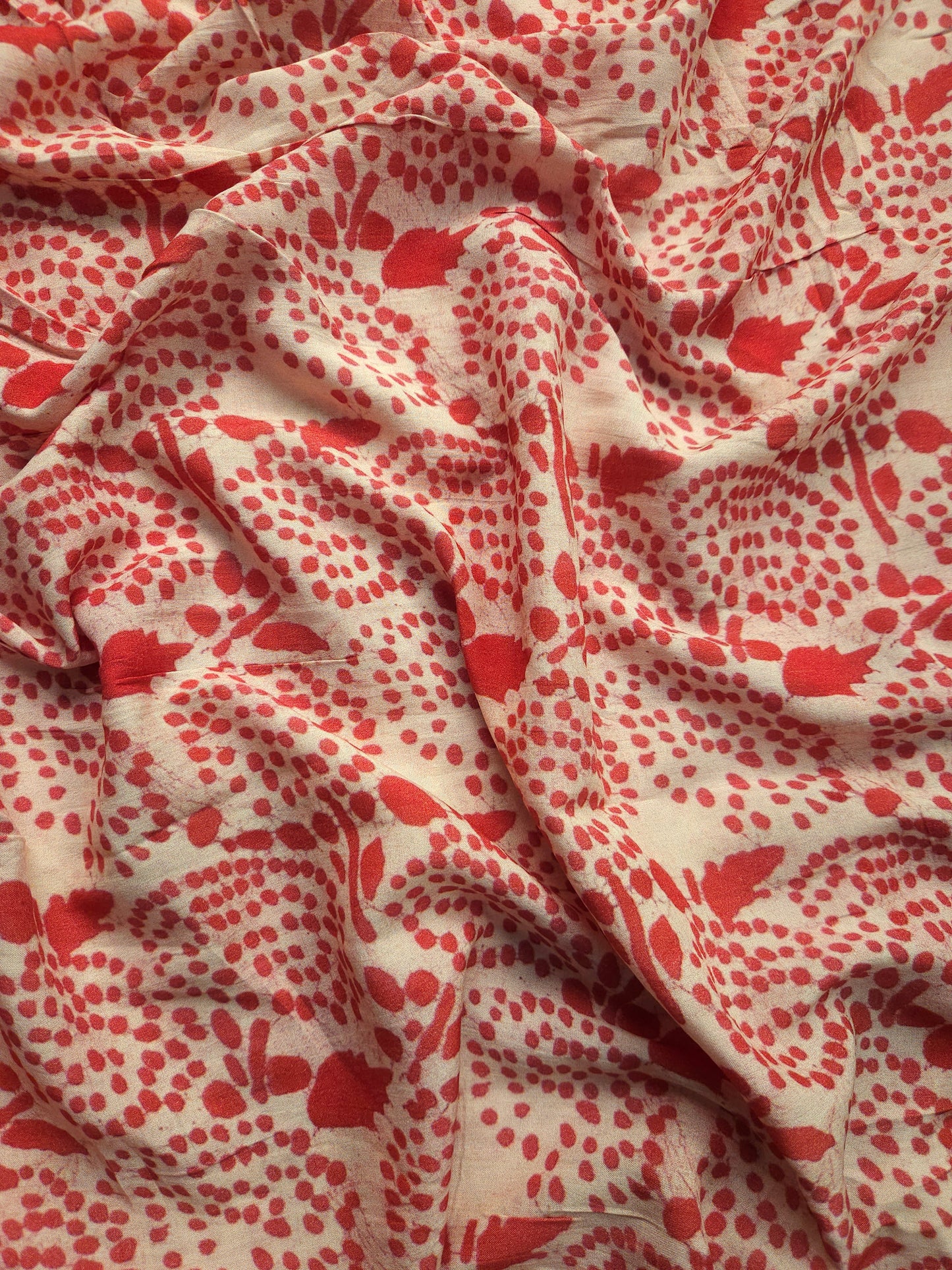 Rosewood Petal Modal Rayon Fabric