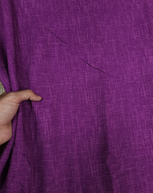 Purple Abstract Stripe Print Modal Rayon Suit Set with Bottom
