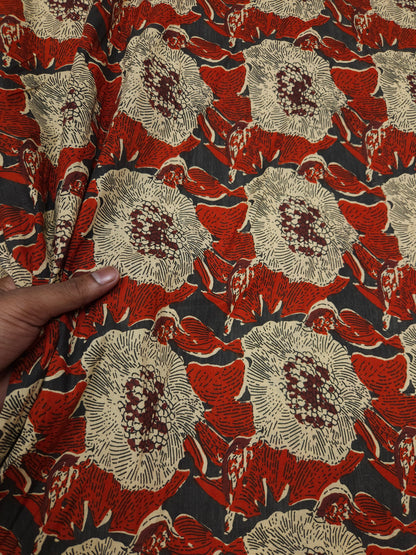 Vintage Blossom Print Cotton Fabric