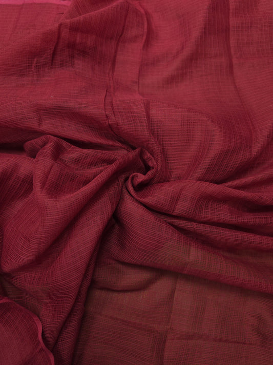 Heritage Weave Cotton Linen Suit Set with Kota Cotton Stole