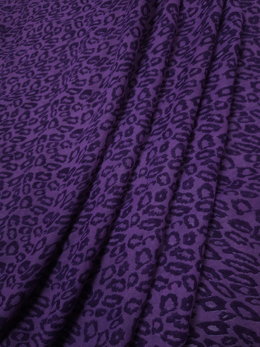 Wild Orchid Muslin Leopard Print Dupatta