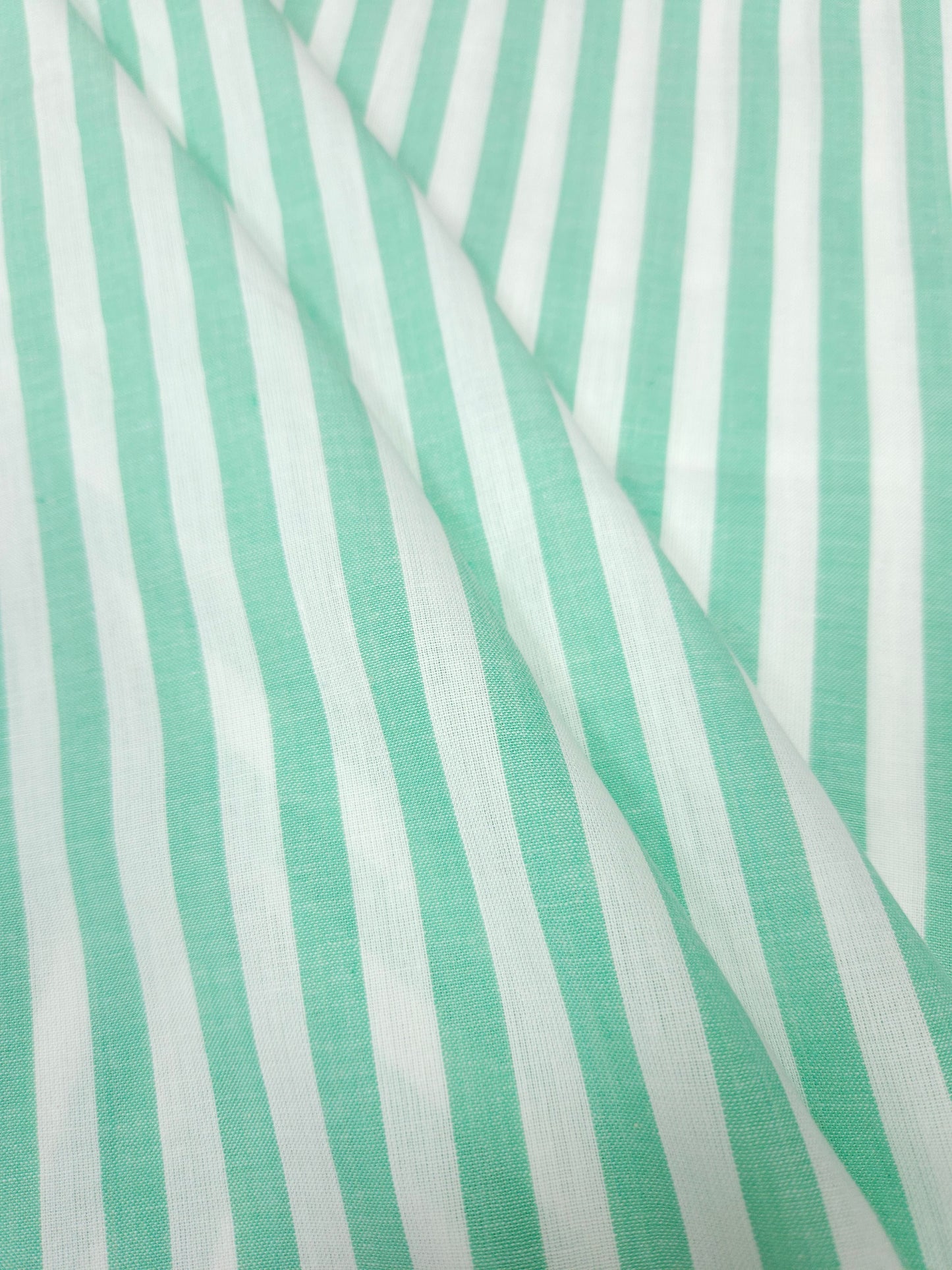 Mint Blossom Cotton Slub Printed Suit Set