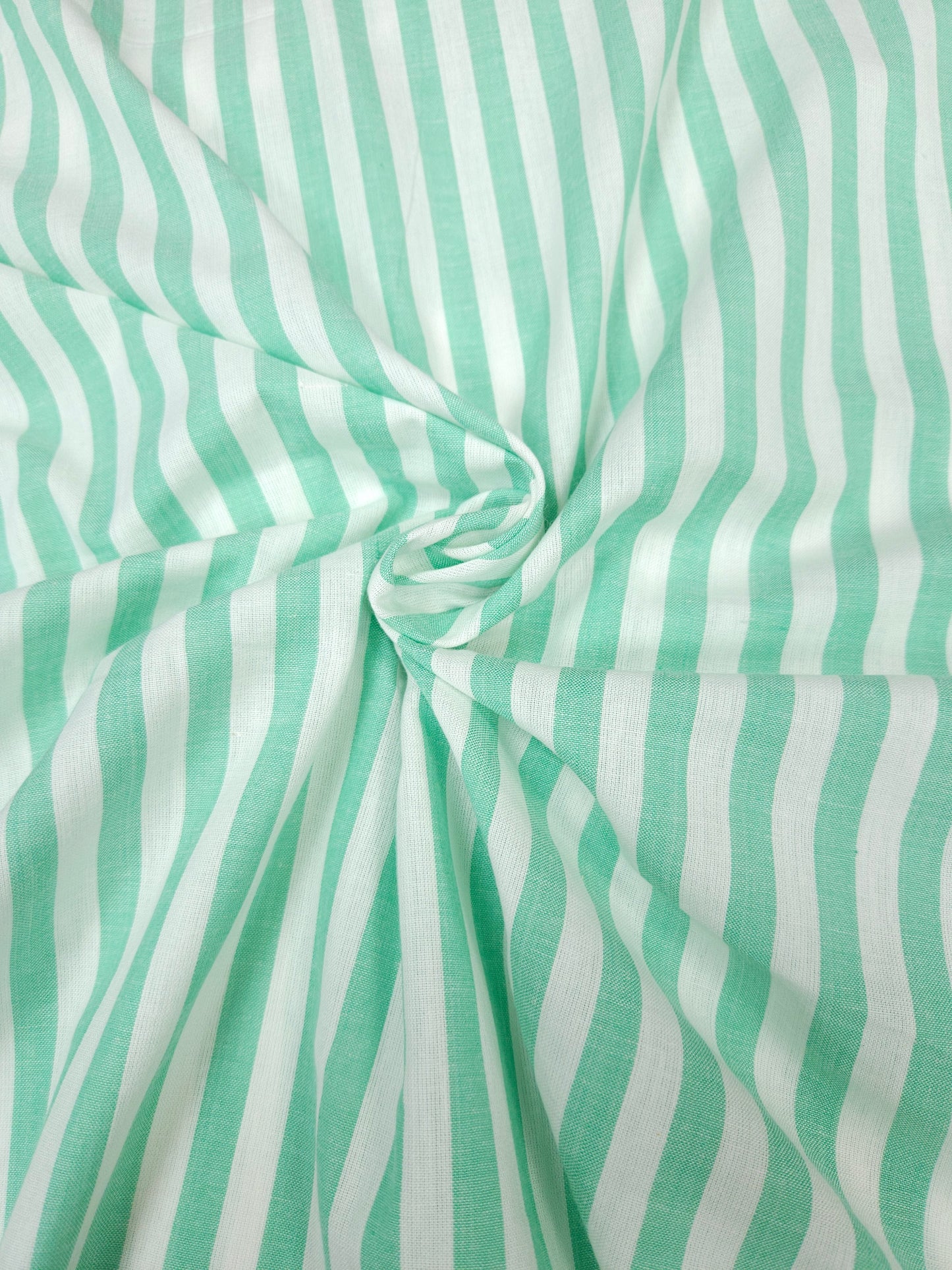 Mint Blossom Cotton Slub Printed Suit Set