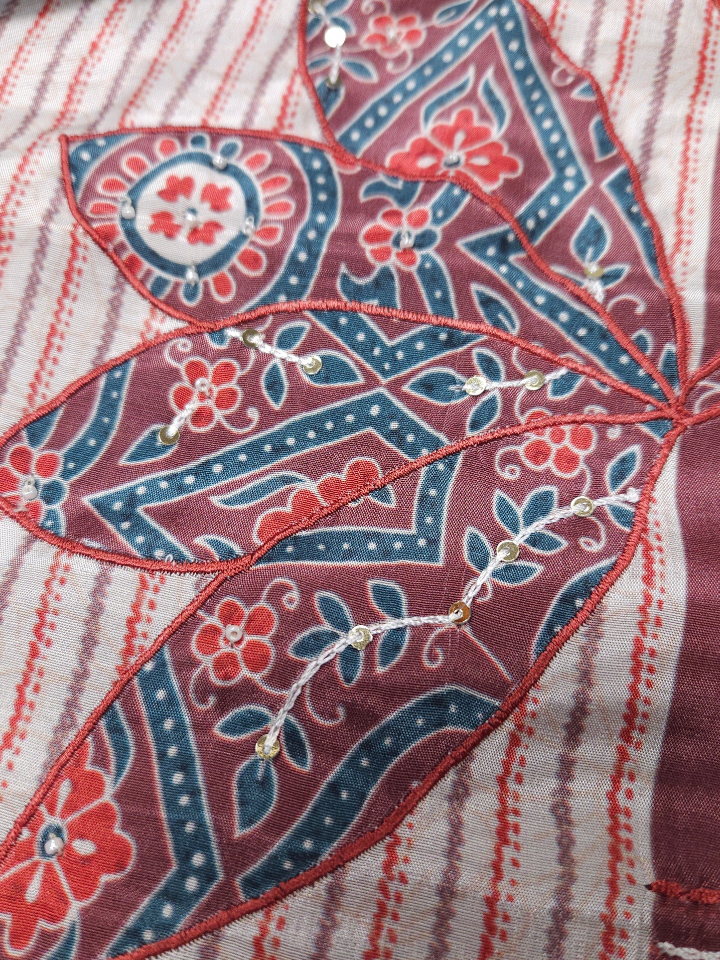Wine Royale Printed Cotton Suit Set Fabric with Cotton Muslin Dupatta (3-Piece)