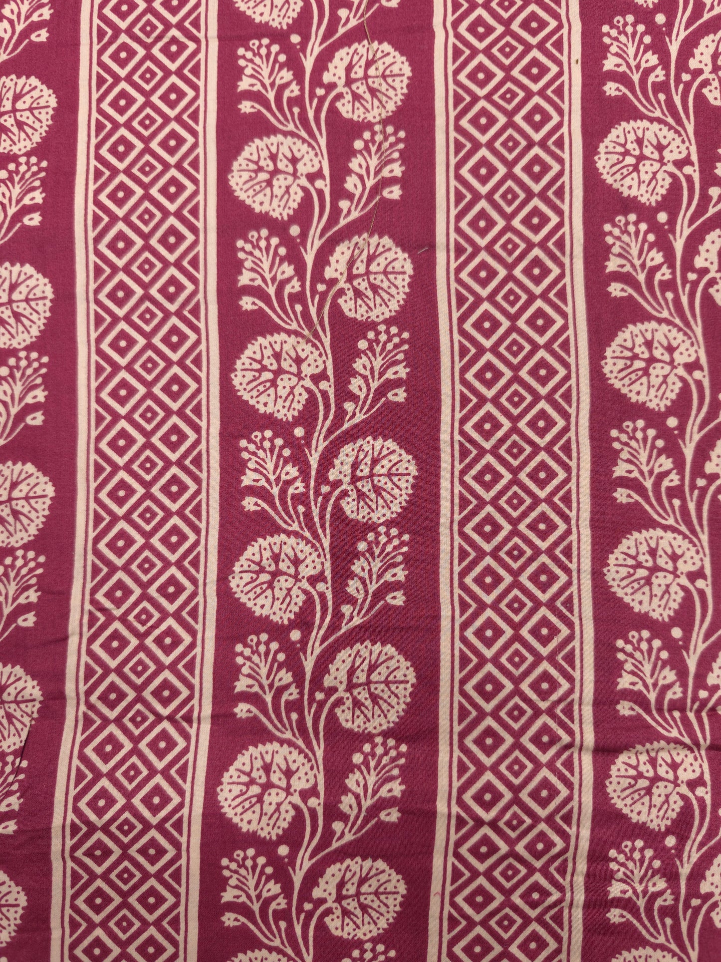 Rose Pink Cotton Suit Set with Pure Chiffon Dupatta