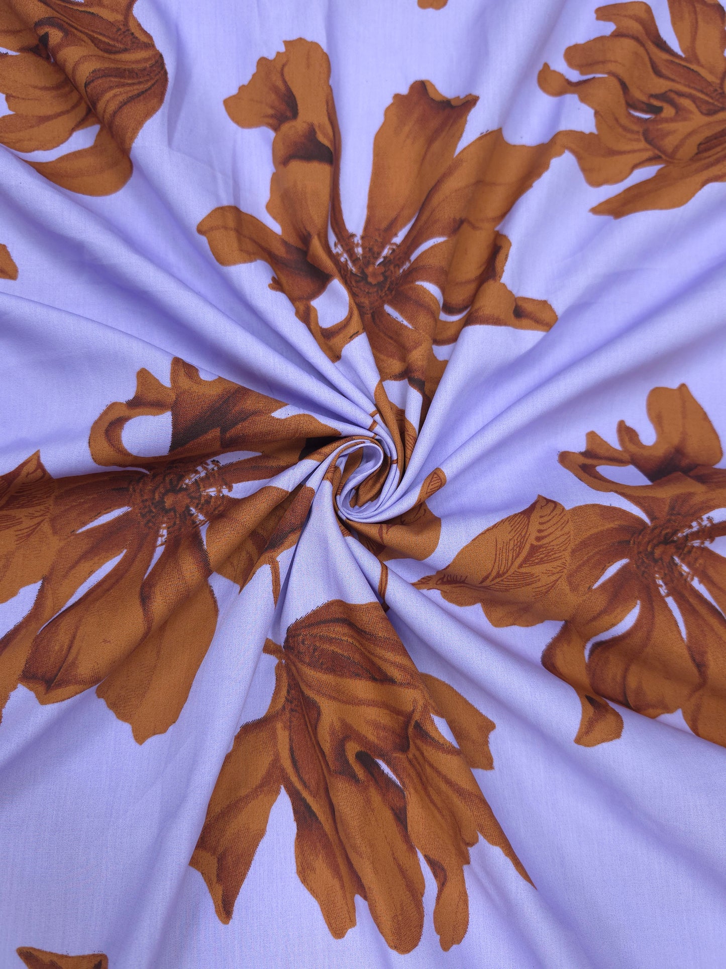 Cotton Poplin Floral Print Fabric