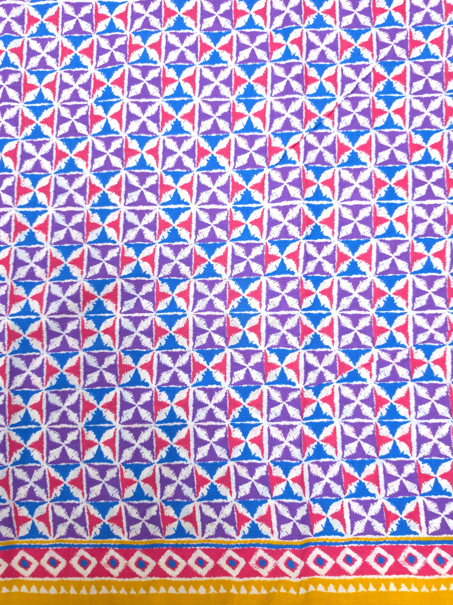 Geometric Print Cotton Fabric