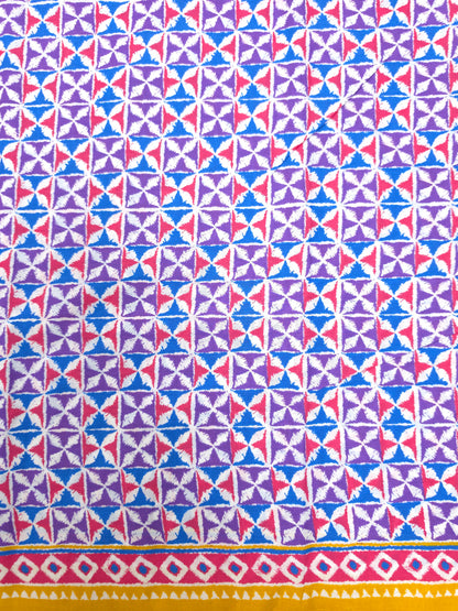 Geometric Print Cotton Fabric
