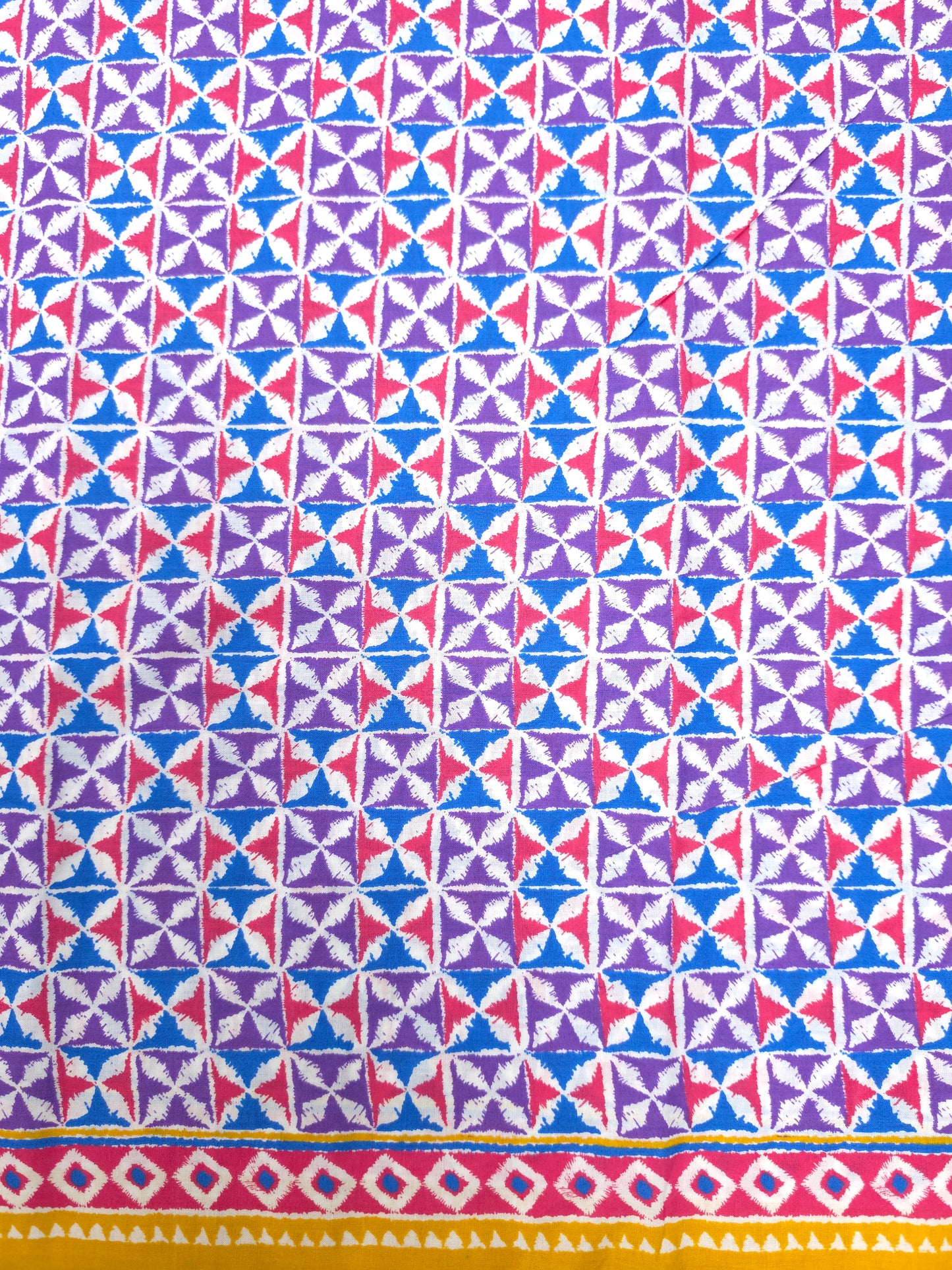 Geometric Print Cotton Fabric