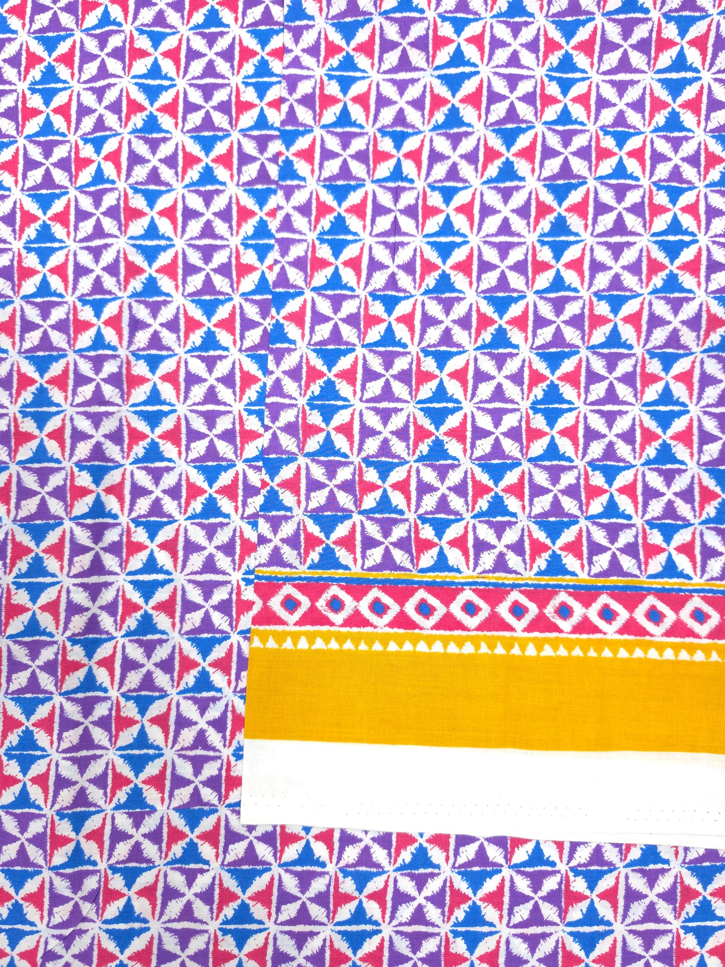 Geometric Print Cotton Fabric