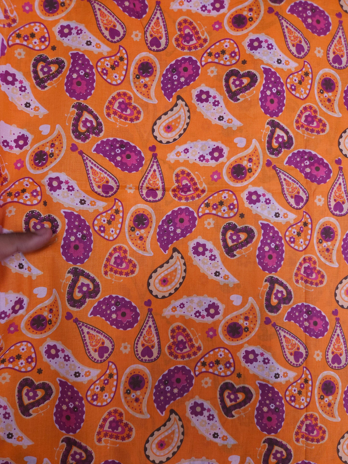 Premium Paisley Printed Cotton Fabric