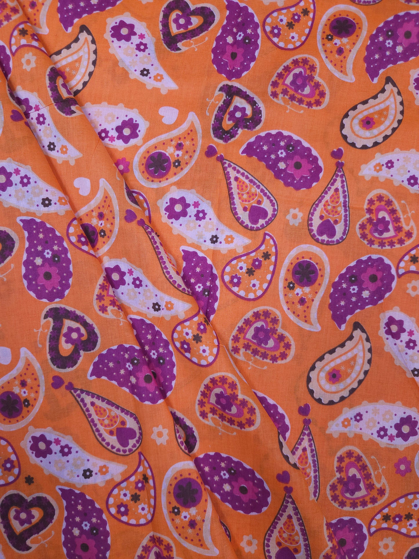 Premium Paisley Printed Cotton Fabric