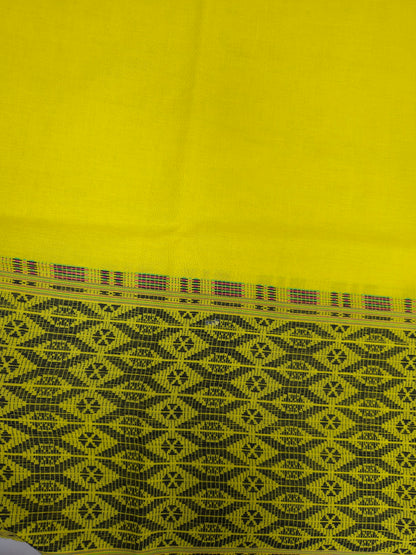 Traditional Woven Border Cotton Fabric