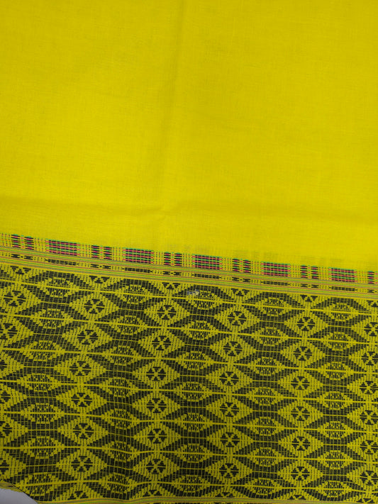Traditional Woven Border Cotton Fabric