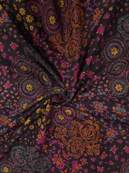 Premium Vintage Floral Cotton Fabric