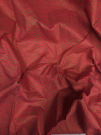 Pink Gold Printed Cotton Fabric