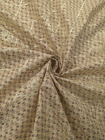 Premium Mul Cotton Fabric with Stitched Gota Patti Work – 60 Inch Width