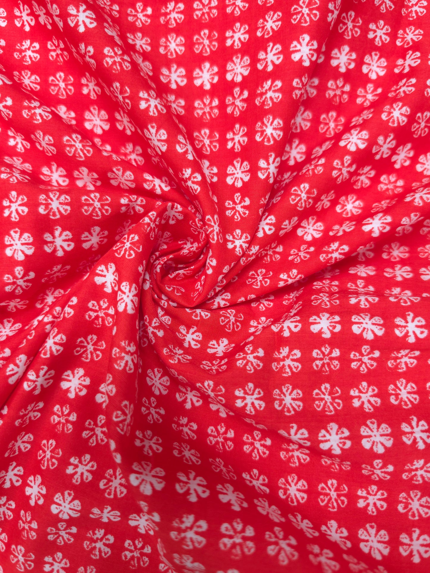 Scarlet Bloom Cotton Suit Set