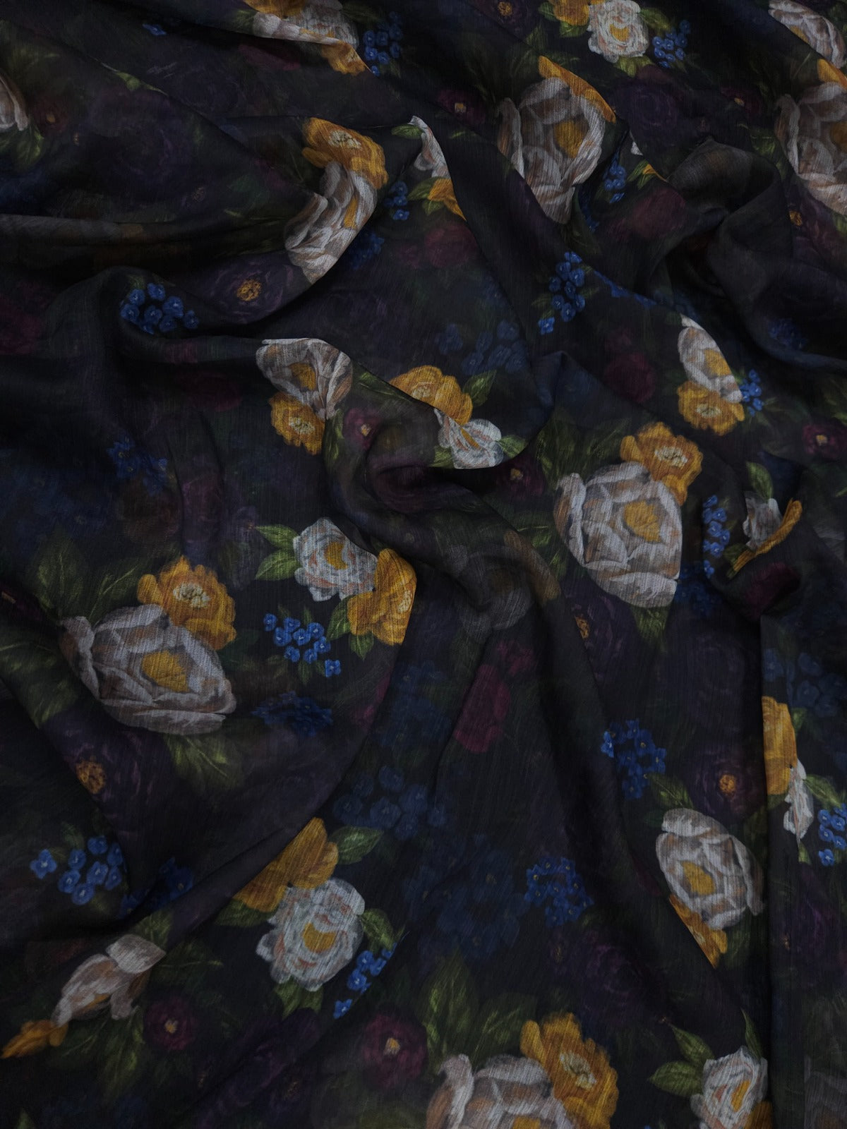 Premium Floral Printed Chiffon Dupatta 2.5 Meter | Soft Lightweight Designer Dupatta