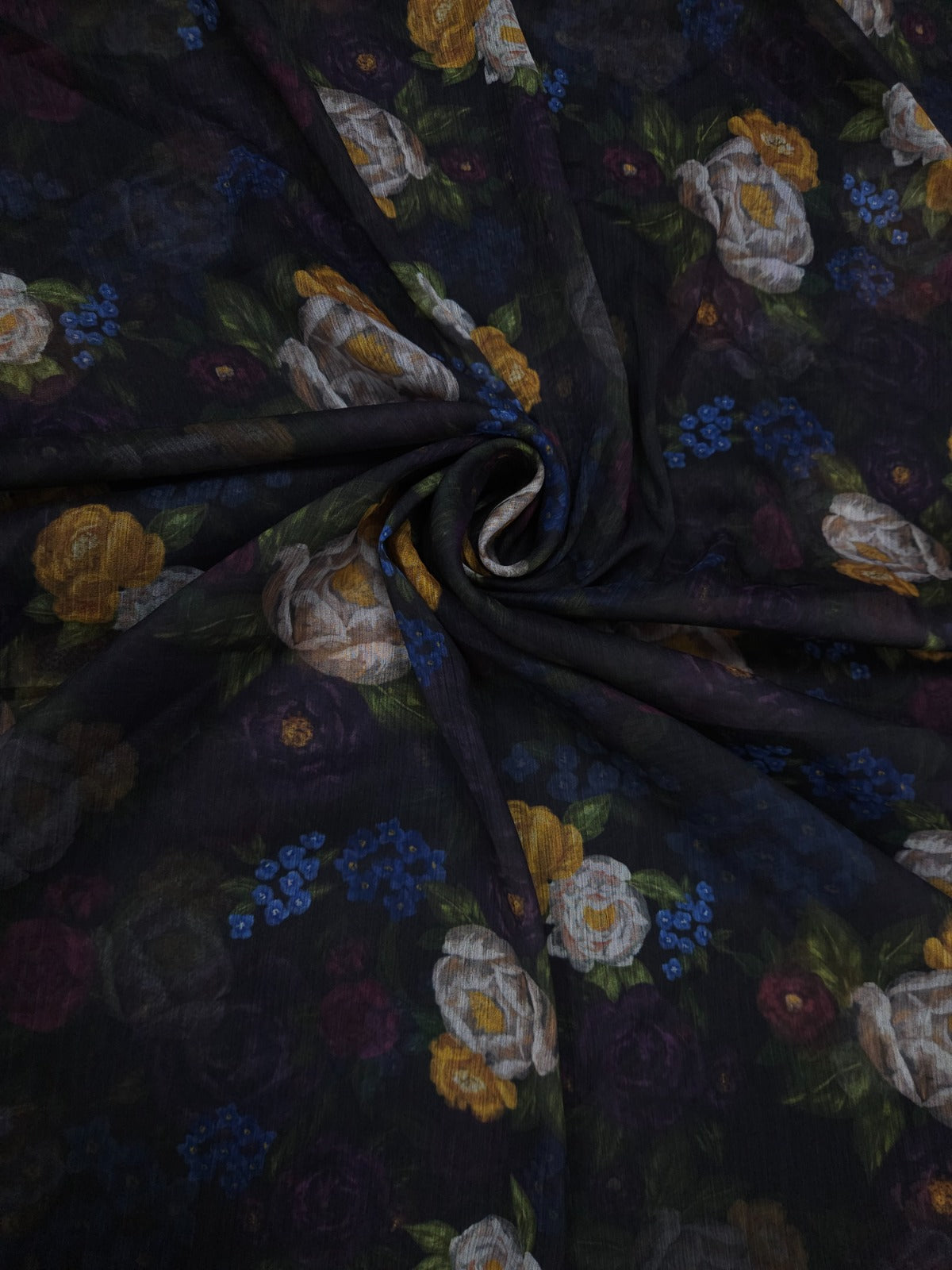 Premium Floral Printed Chiffon Dupatta 2.5 Meter | Soft Lightweight Designer Dupatta