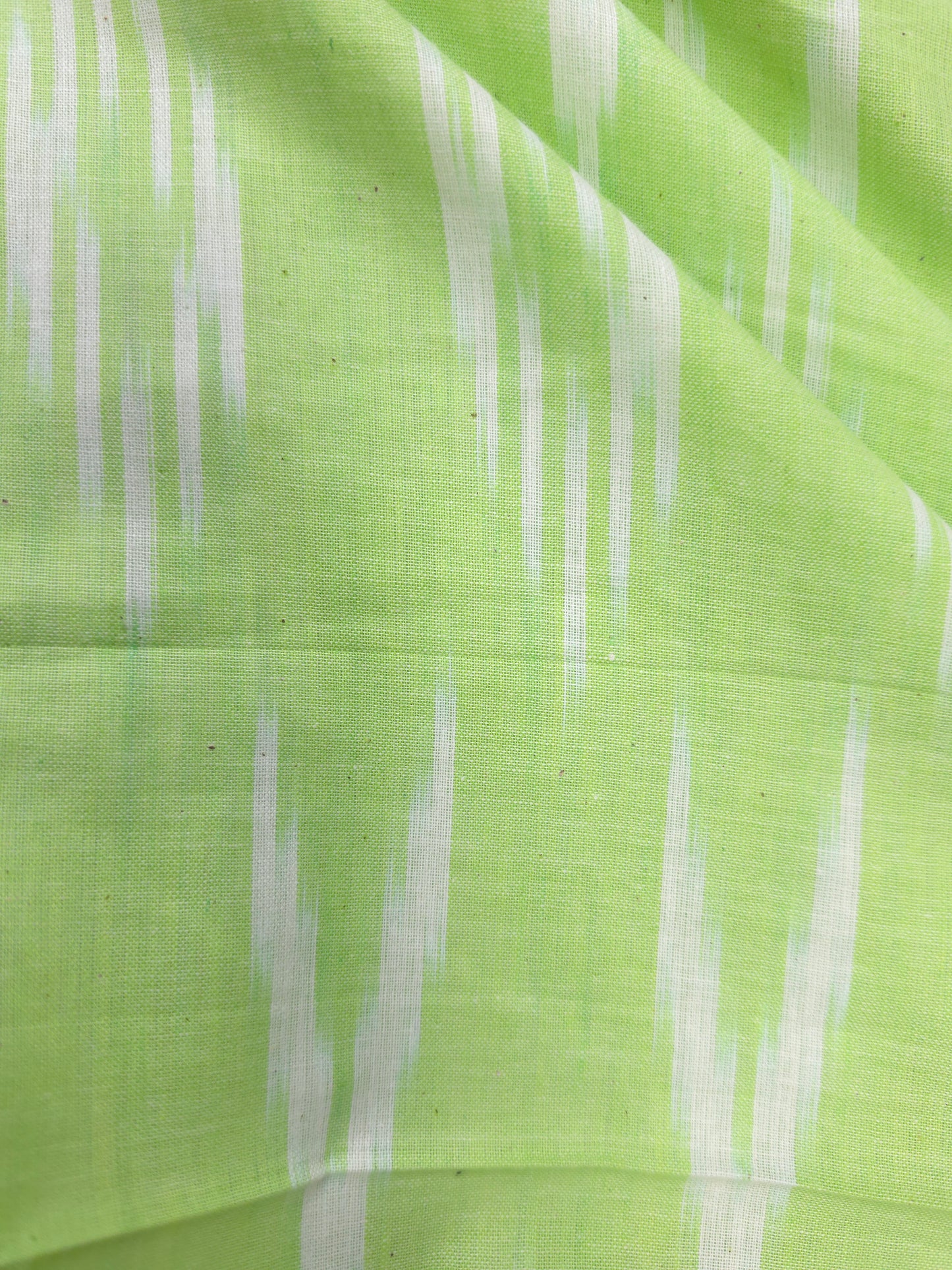 Forest Green Ikat Print Cotton Fabric