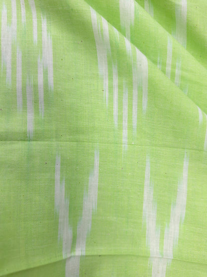 Forest Green Ikat Print Cotton Fabric