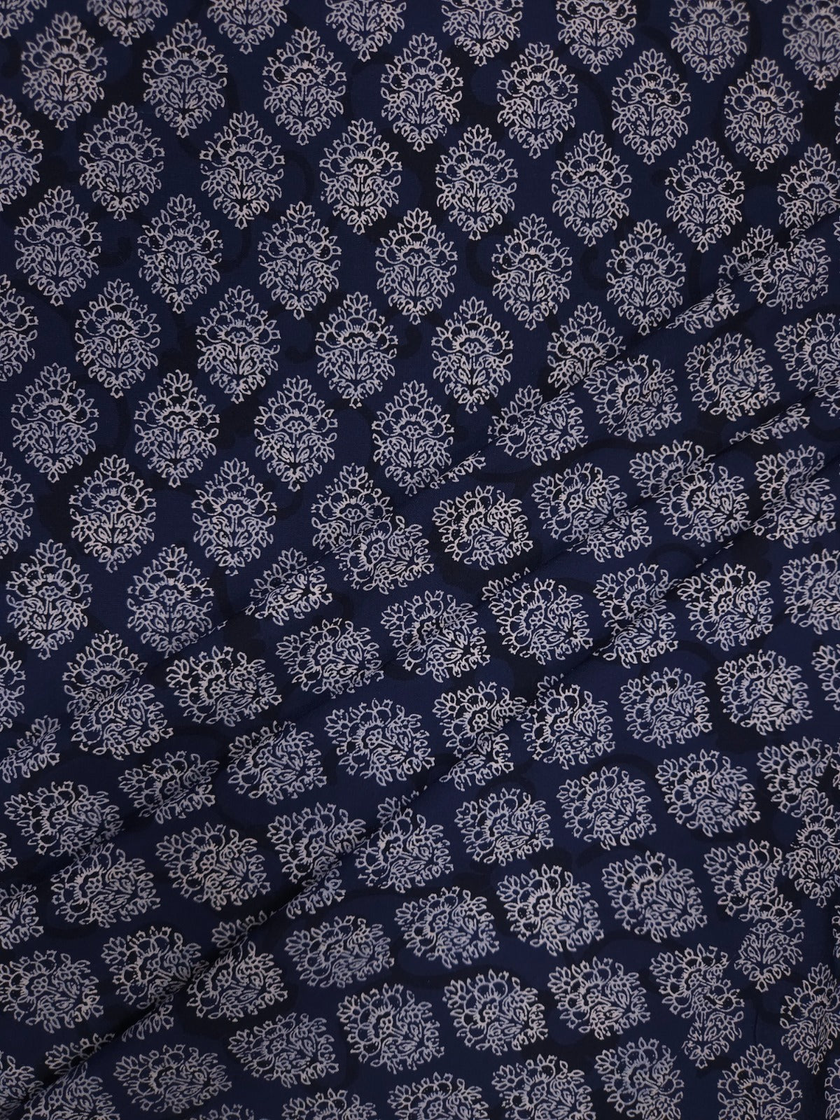 Designer Cotton Silk Printed Ethnic Buti Fabric