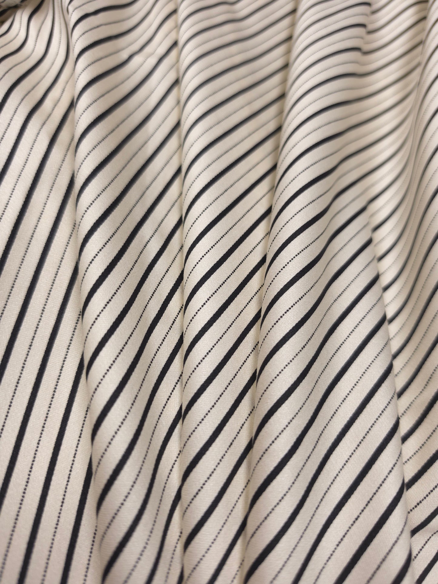 Classic Unisex Striped Modal Rayon Satin fabric