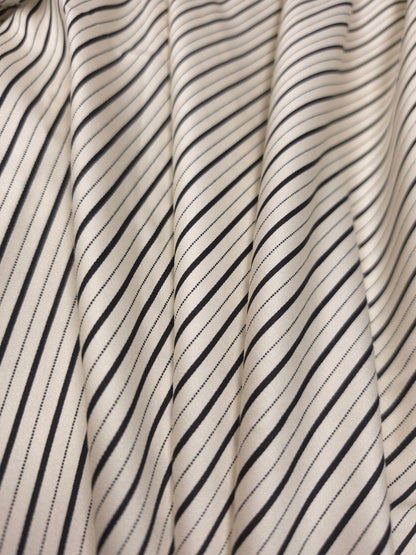 Classic Unisex Striped Modal Rayon Satin fabric