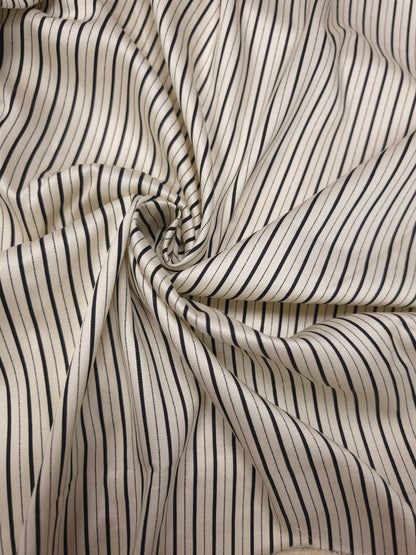 Classic Unisex Striped Modal Rayon Satin fabric