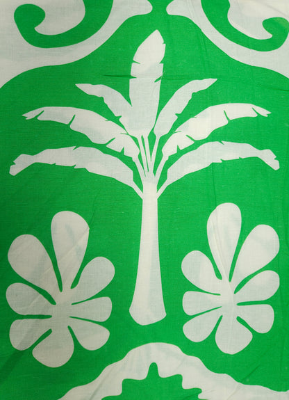 Green Tropical Linen Fabric | 60 Inch Width