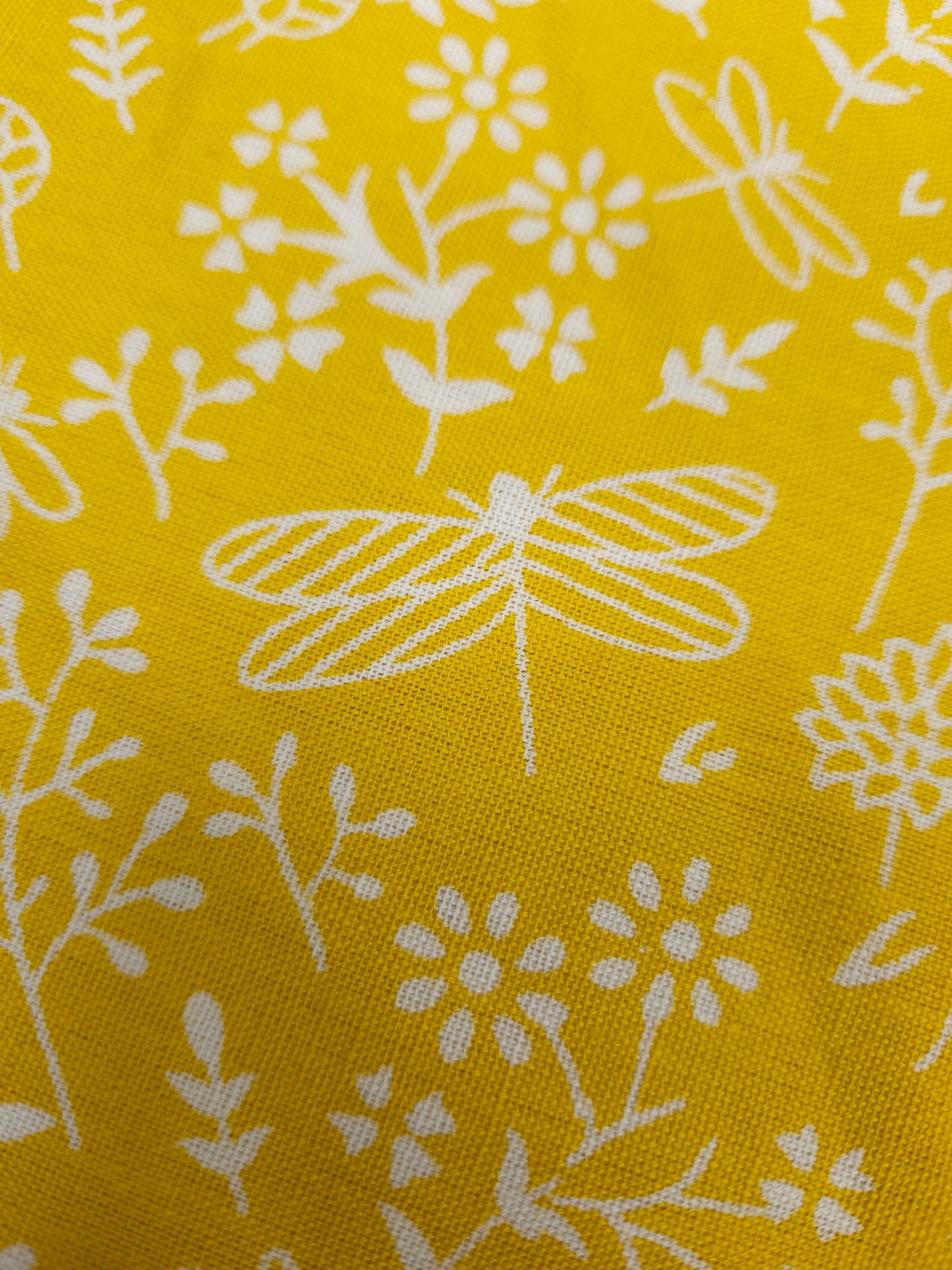 Yellow Cotton Floral Suit Set