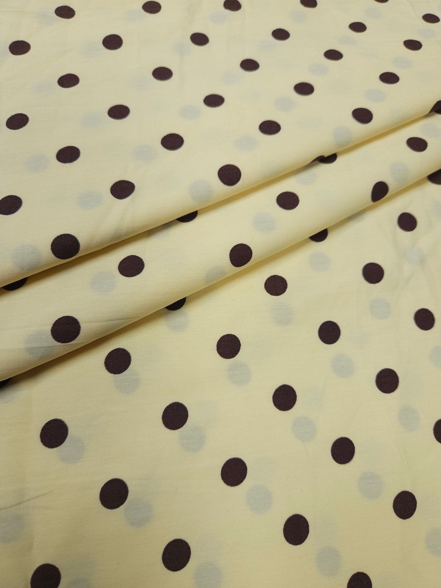 Premium Poplin Polka Dot Kurta with Rayon Bottom Suit Set