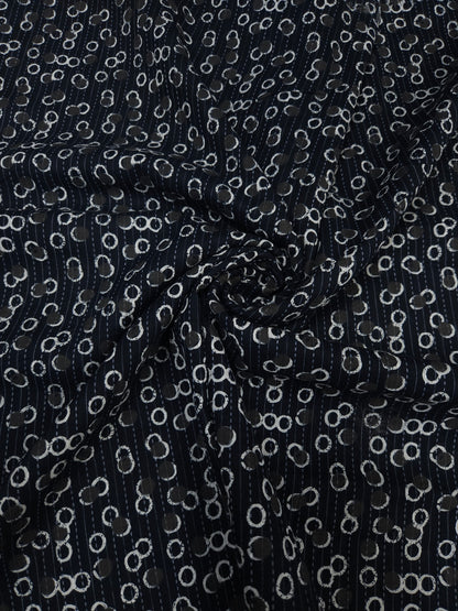 Midnight Circle Kantha Cambric Cotton