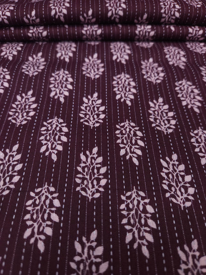 Deep Vine Artisan Kantha Cotton Suit
