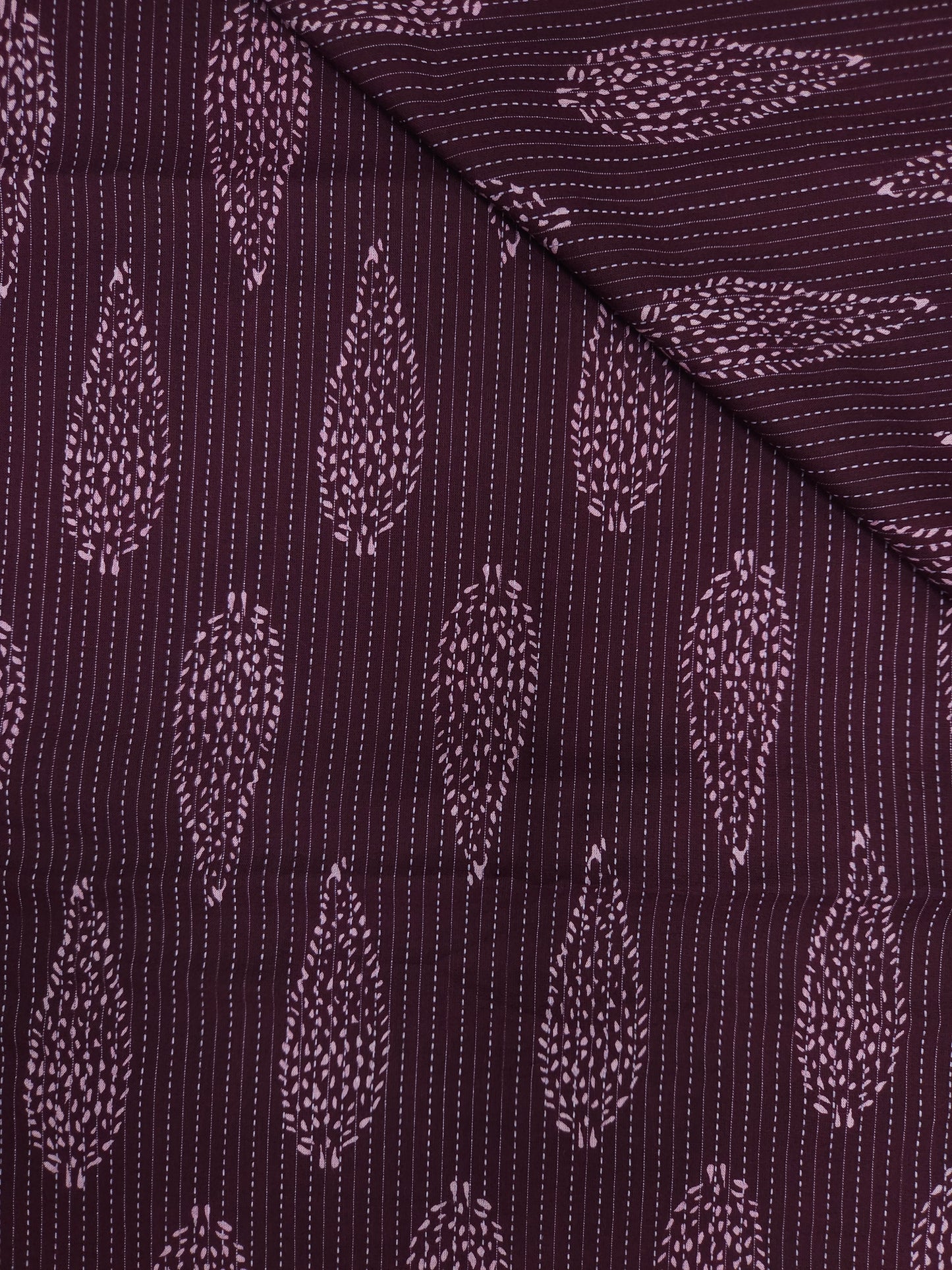 Deep Vine Artisan Kantha Cotton Suit