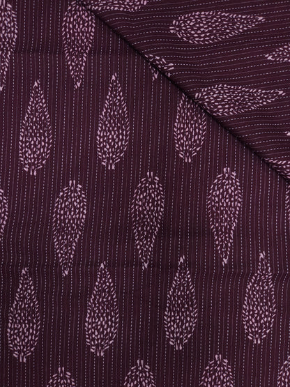 Deep Vine Artisan Kantha Cotton Suit