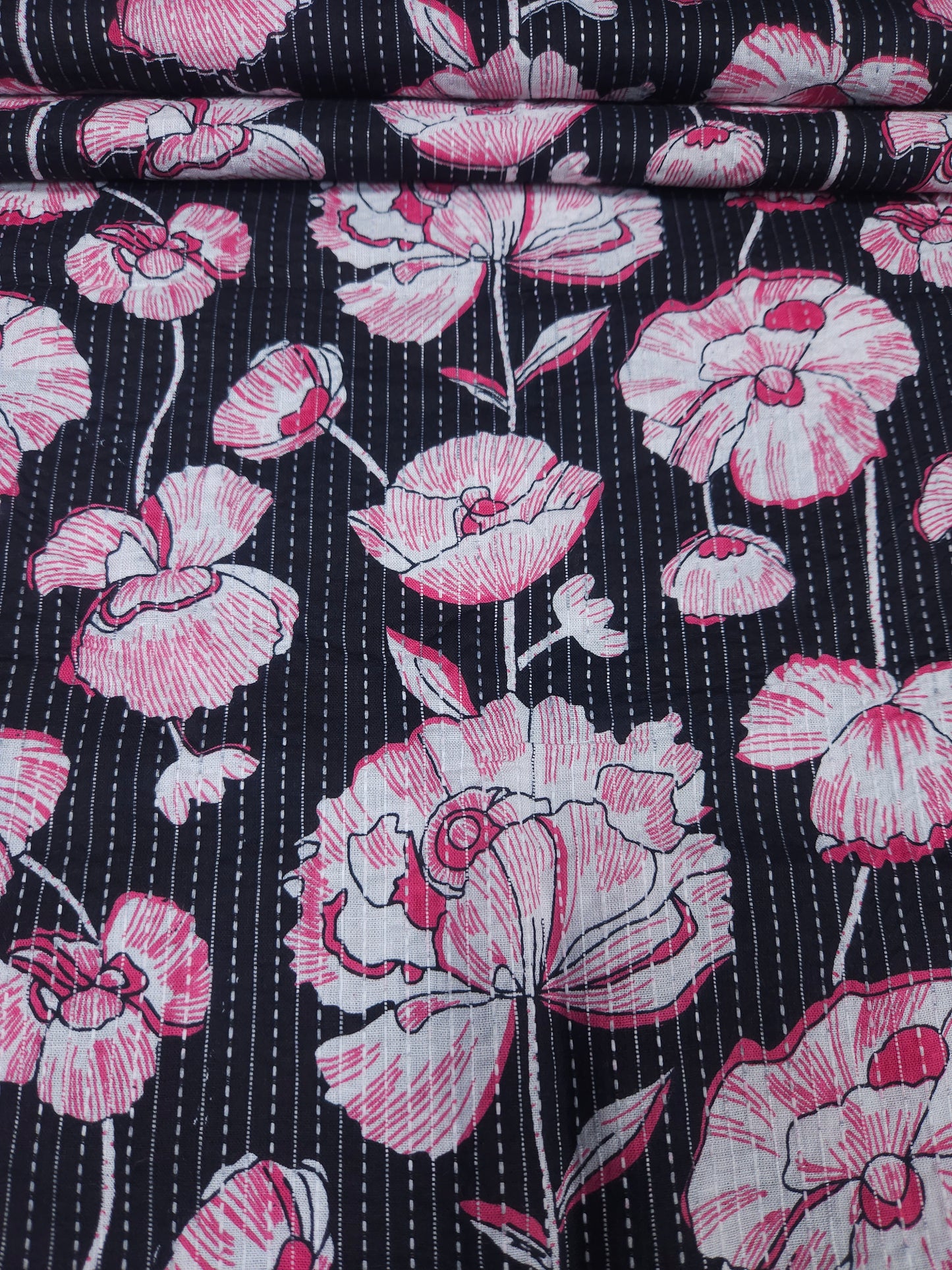 100% Cotton with kantha work suit