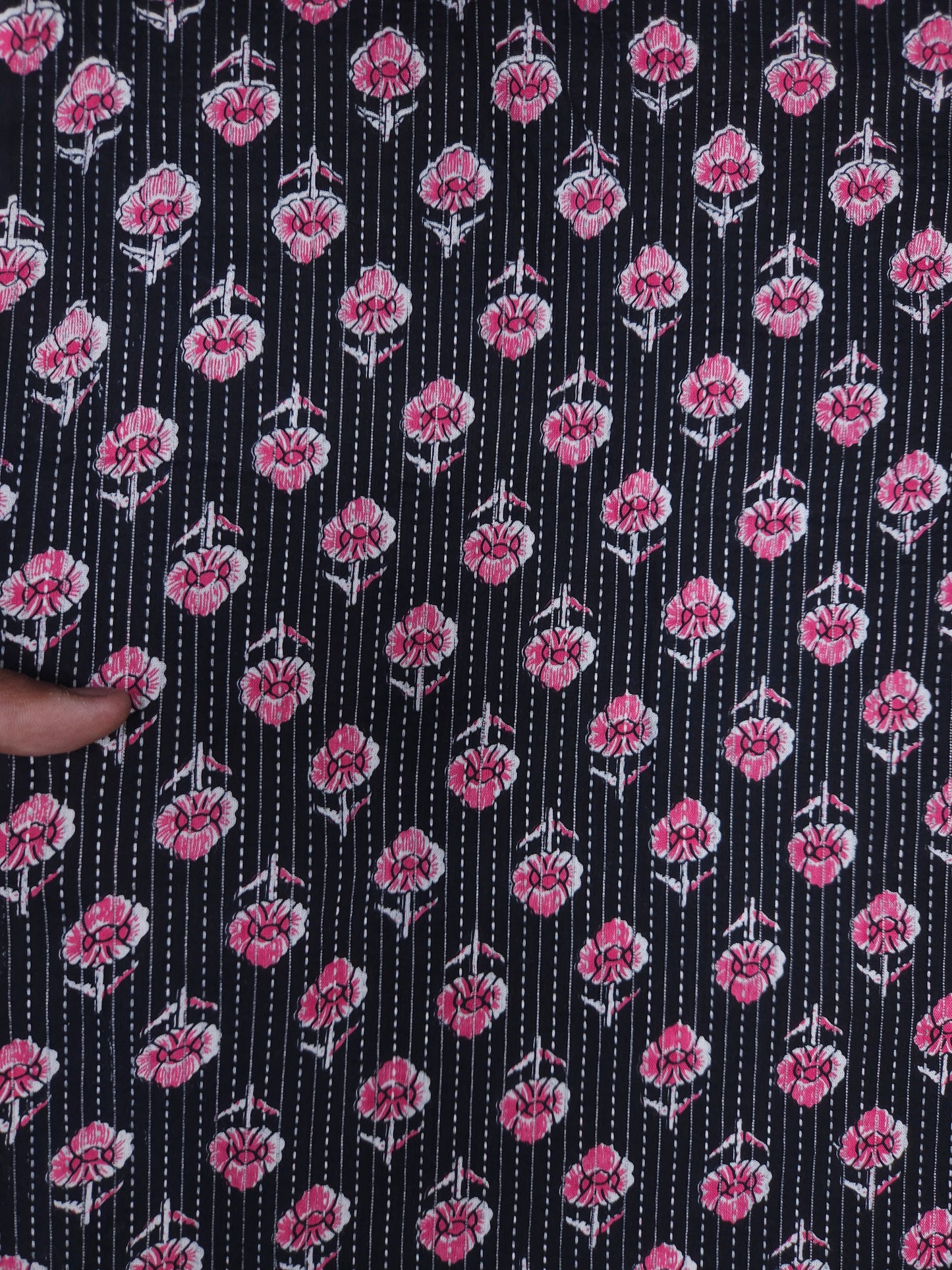 100% Cotton with kantha work suit