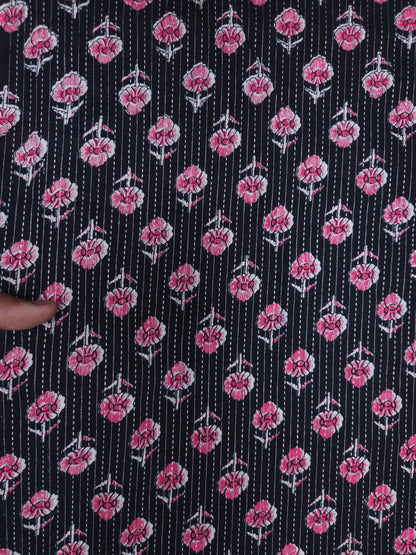 100% Cotton with kantha work suit