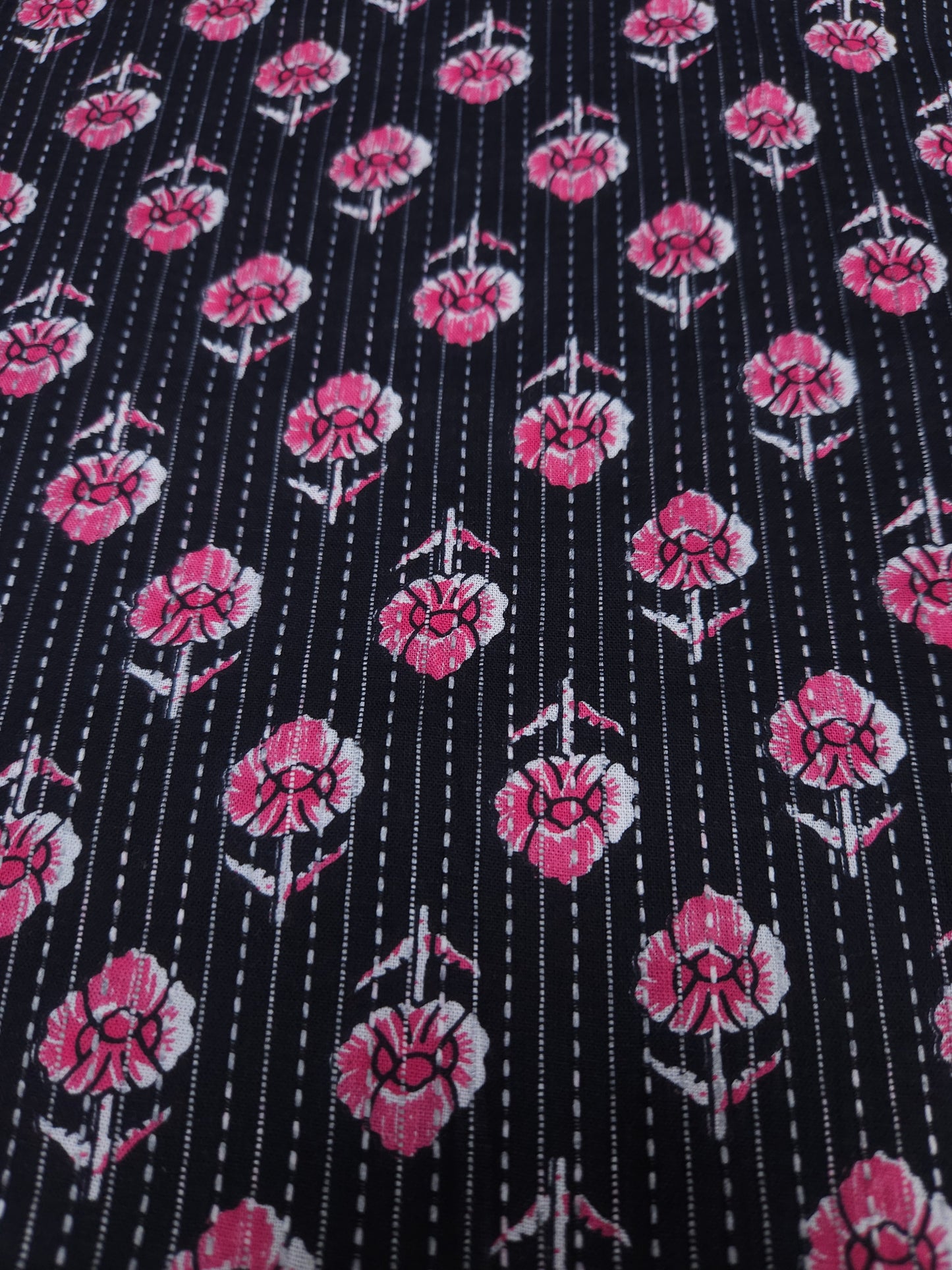 100% Cotton with kantha work suit