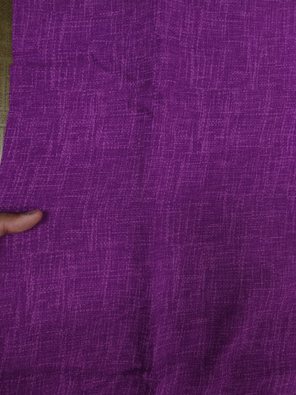 Royal Violet Rayon Cotton Suit Set with Kota Cotton Dupatta