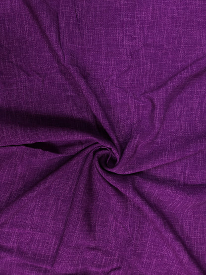 Royal Violet Rayon Cotton Suit Set with Kota Cotton Dupatta