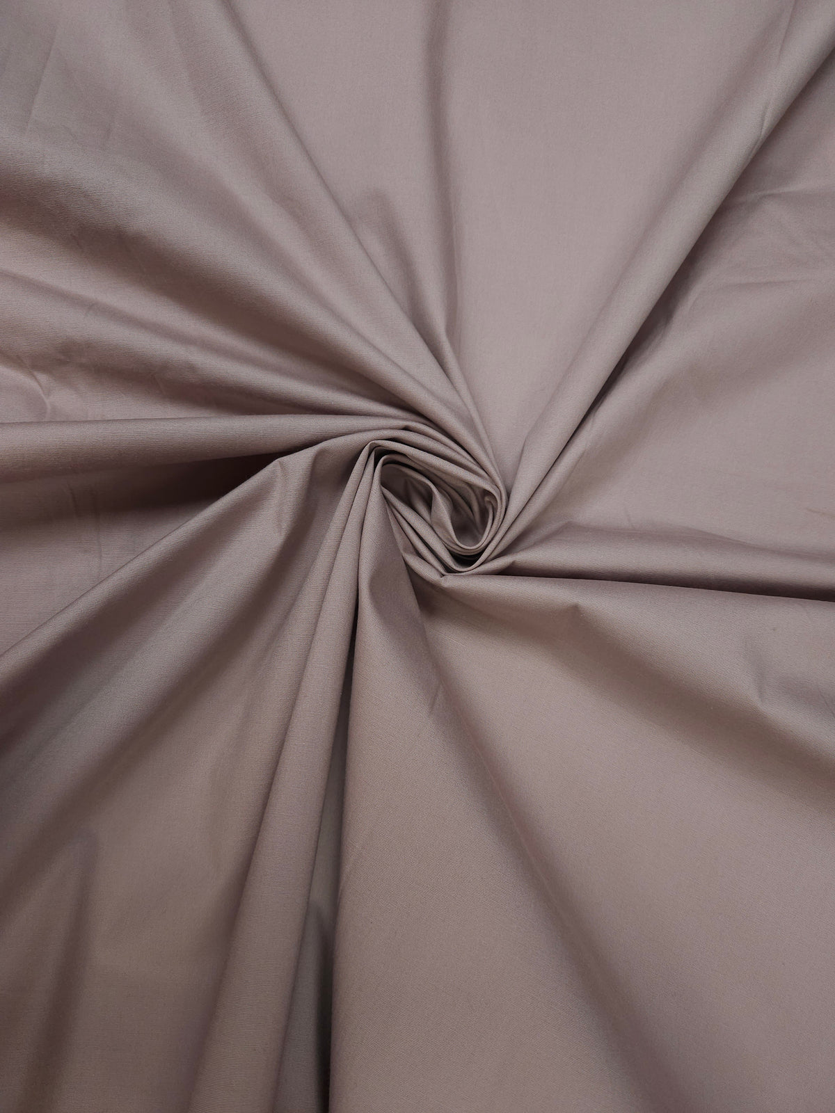 Dusty Mauve Colour Cotton Poplin Lycra Fabric-44" width