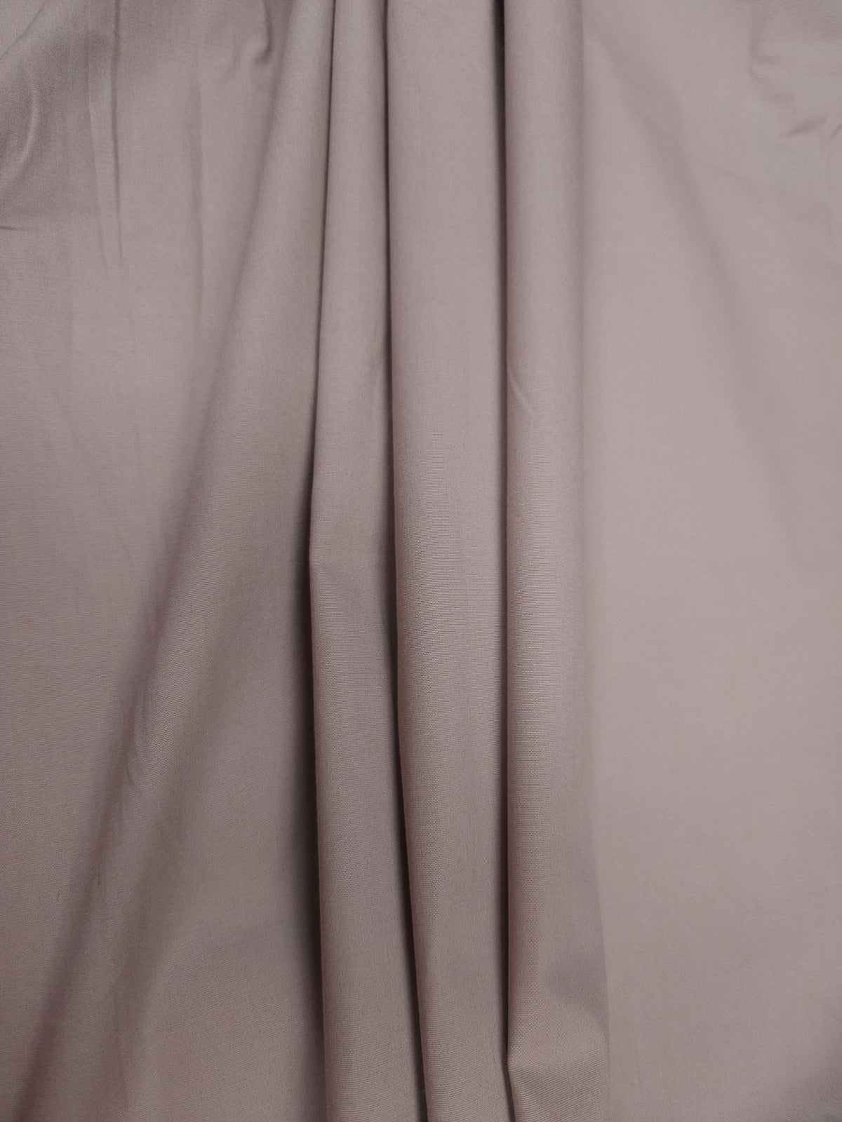 Dusty Mauve Colour Cotton Poplin Lycra Fabric-44" width