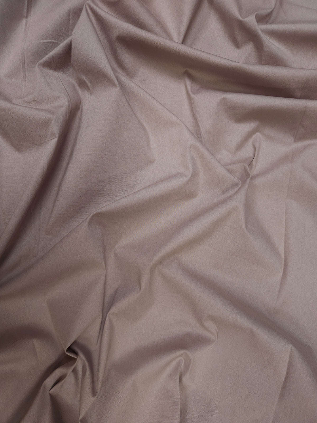 Dusty Mauve Colour Cotton Poplin Lycra Fabric-44" width