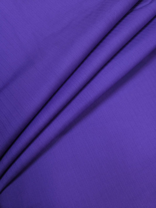 Violet Cotton Poplin Lycra Fabric | 56 Inch Width
