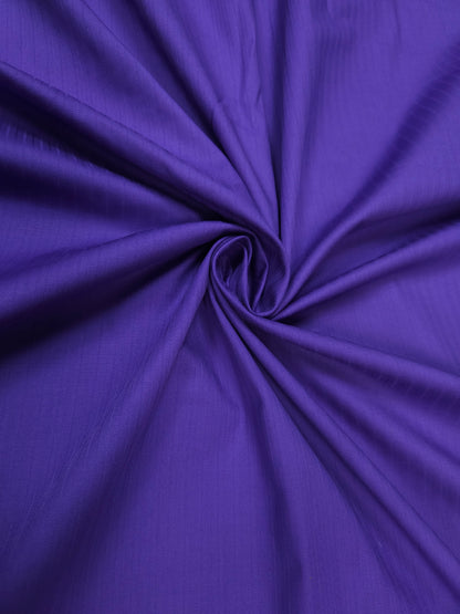 Violet Cotton Poplin Lycra Fabric | 56 Inch Width