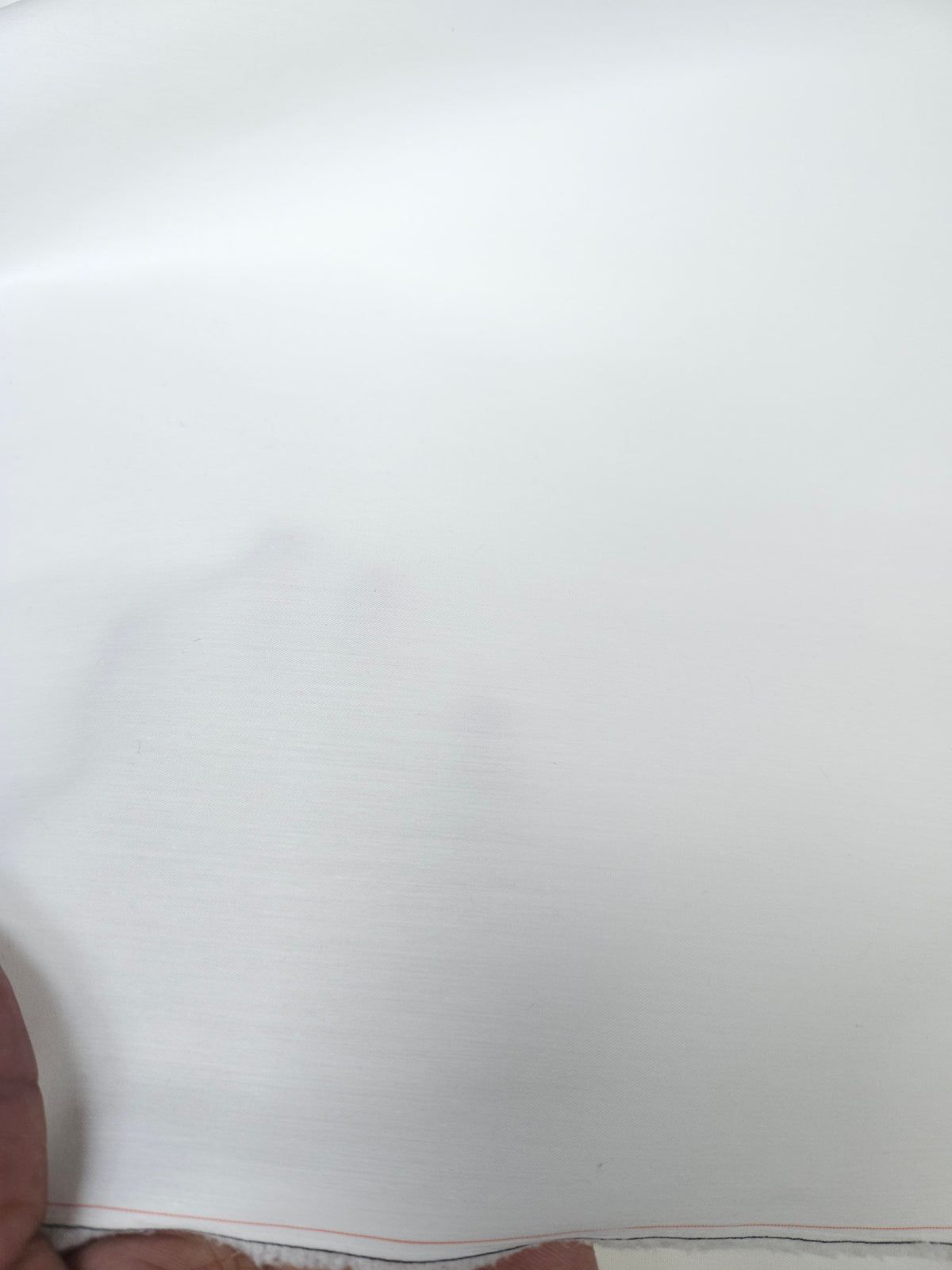 White Colour Dyeable Cotton Poplin Lycra Fabric | 56 Inch Width